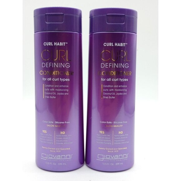 Giovanni Cosmetics Conditioner Curl Defining 13.5 Fl Oz Pack Of 2 Natural Vegan - Picture 1 of 6